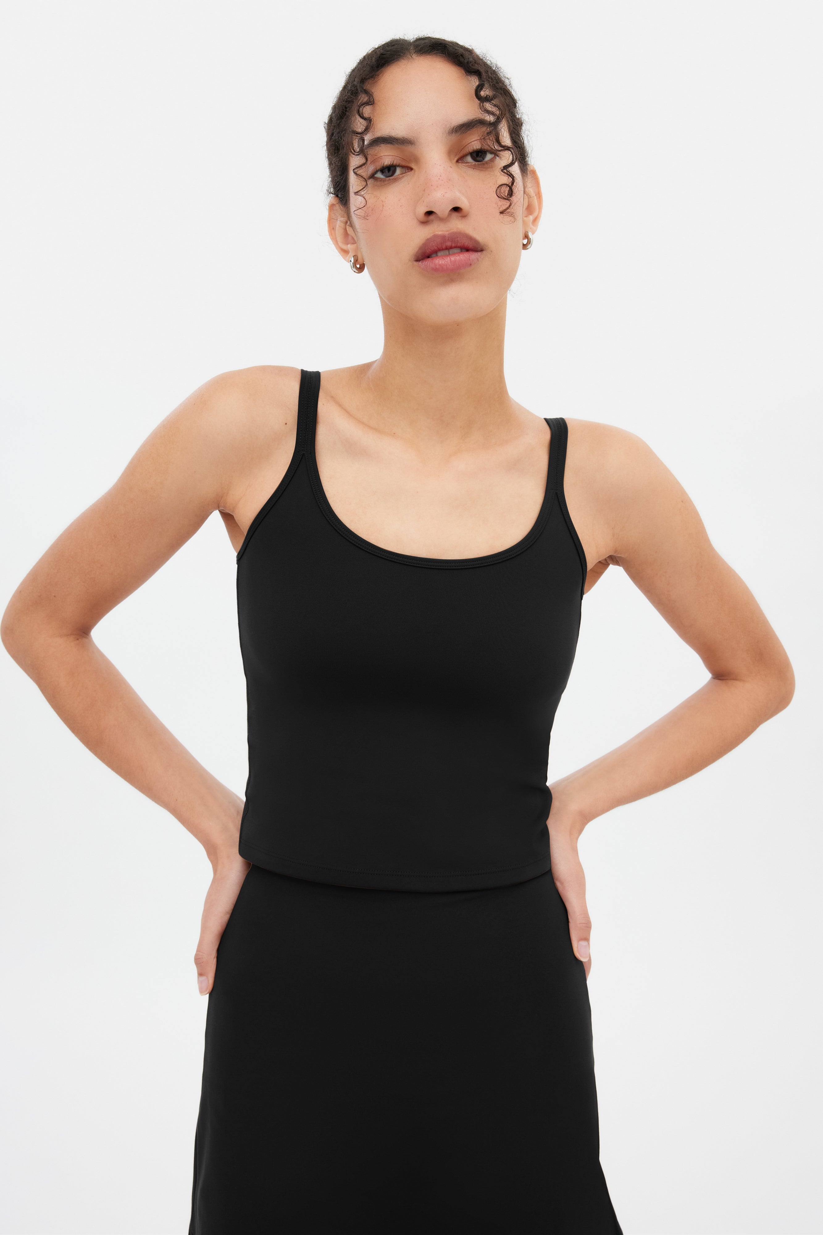 Black Gemma Scoop Tank
